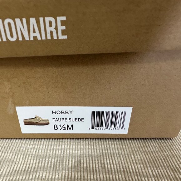 NEW IN BOX Cushionaire Hobby Clogs 8.5 Taupe - Picture 4 of 5